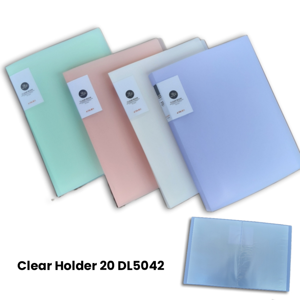 

Map Dokumen Clear Holder A4 Soft Color Pastel isi 20 Display Book