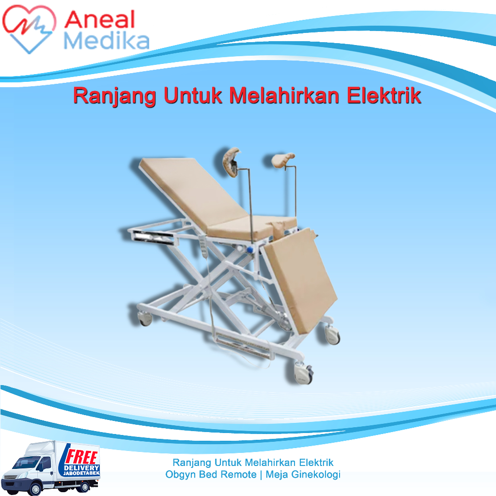 Obgyn Bed Electric / Ranjang bantu Melahirkan Elektrik / Bed Gynecology Elektrik