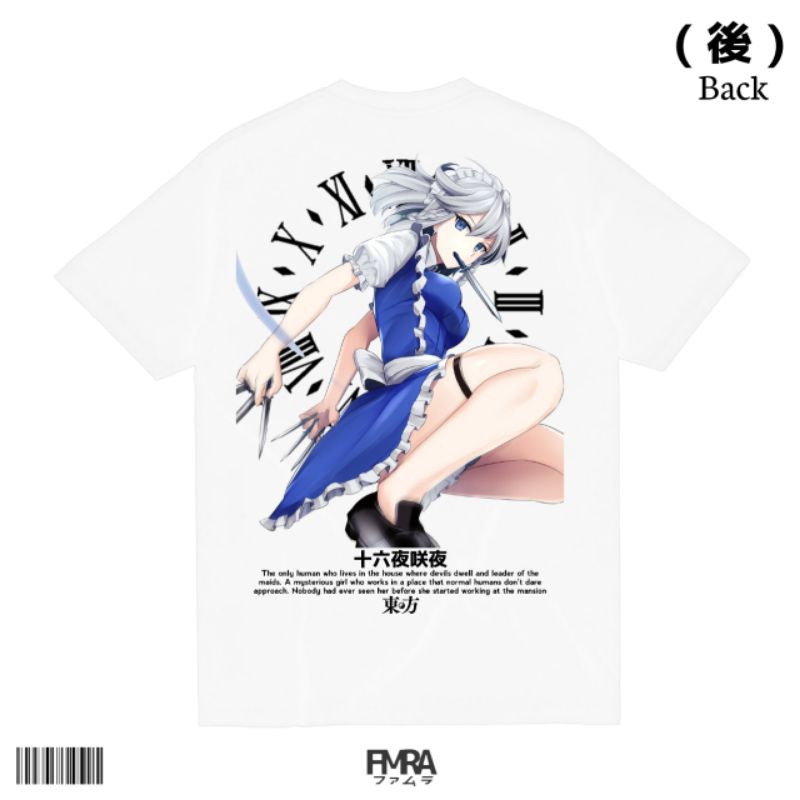 FAMURA T-Shirt / Kaos Baju Anime Sakuya Izayoi Touhou Project