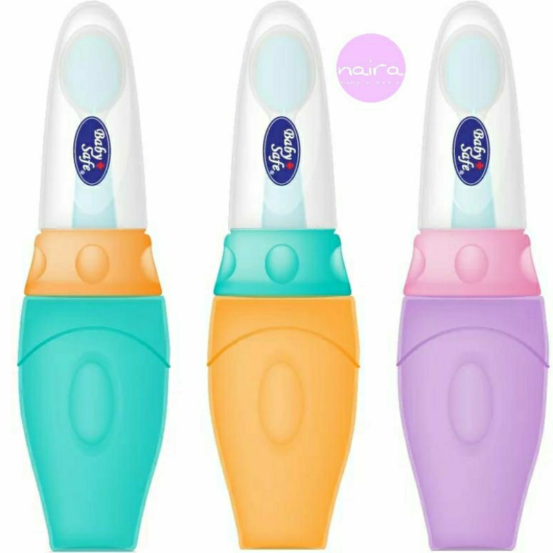 Baby Safe Bottle Spoon Soft Squeeze