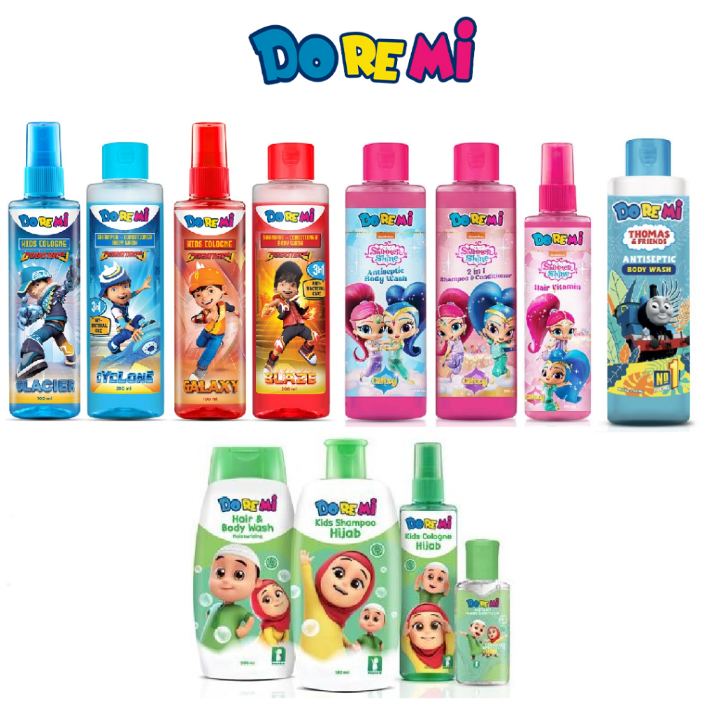 DOREMI Kids Hair & Body Wash 200ml - Sabun dan Shampoo Anak