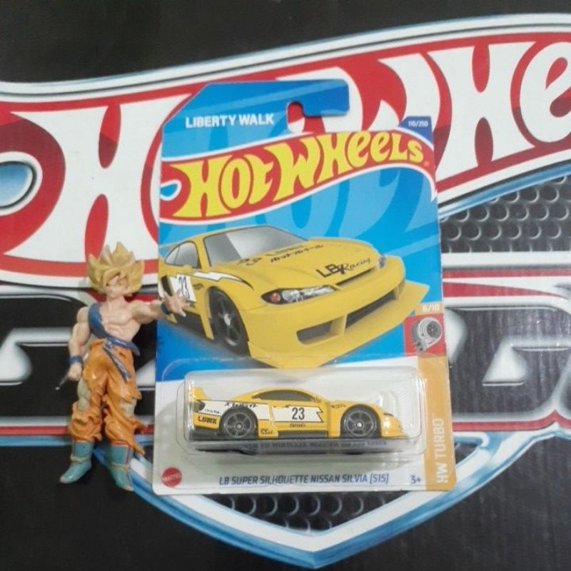 Hotwheels LB SUPER SILHOUETTE NISSAN SILVIA S15 Kuning