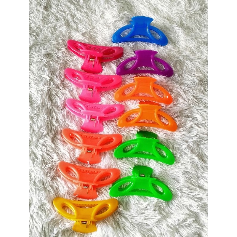 jepit salon lubang warna besar / jepit krop salon