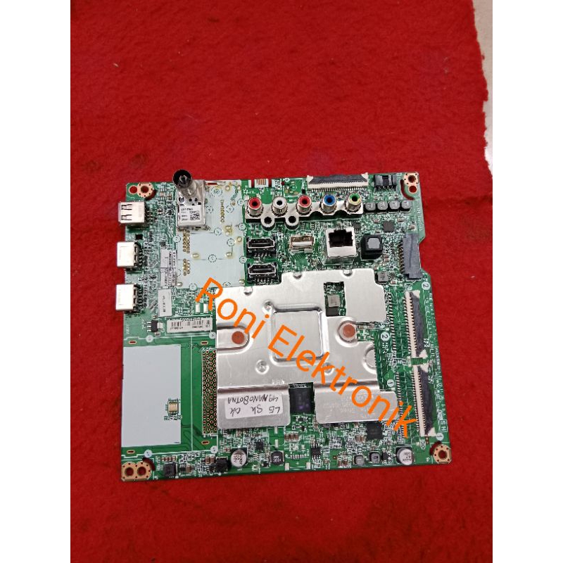Mainboard Tv Led Lg 49NANO80TNA - Motherboard - Mesin Tv - Mobo - Modul Micom Mb Tv LG 49NANO80 TNA