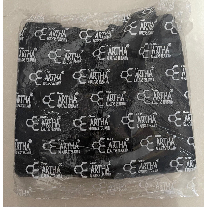 Kantong Plastik Merek Artha Warna Hitam Daur Ulang 16/24/28