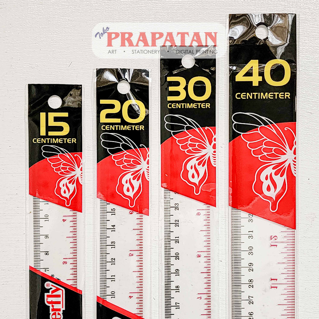 

Penggaris Butterfly 15-40cm | Ruler
