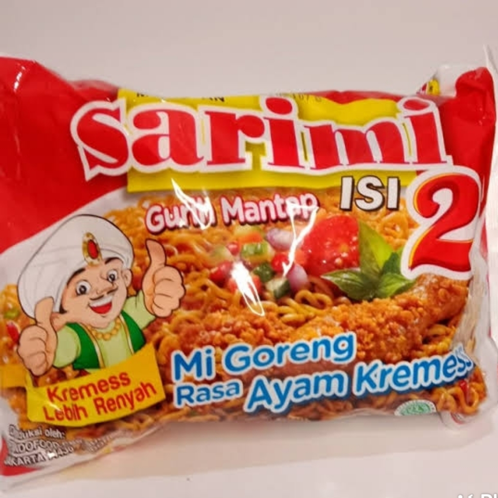 

SARIMI ISI 2 MIE GORENG RASA AYAM KREMES GURIH MANTAP