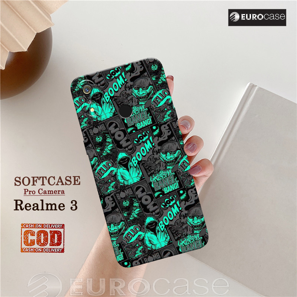 Casing Hp Realme 3 - Fashion Case Grafiti - Soft Case Hp Realme 3 - Kesing Hp - Softcase  - Cover Hp