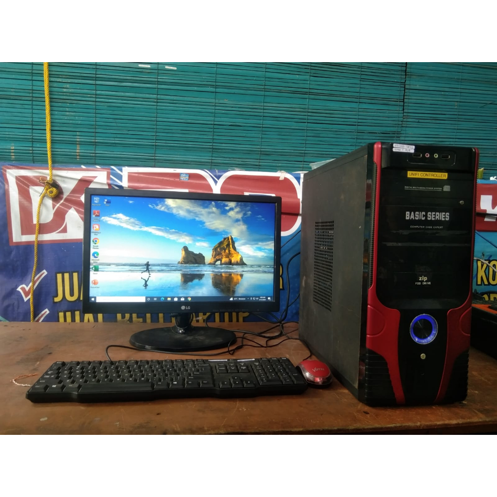 Komputer 1 set Core i3 3210 / RAM 4 GB DDR 3 / HDD 500 GB / LCD 19 inch
