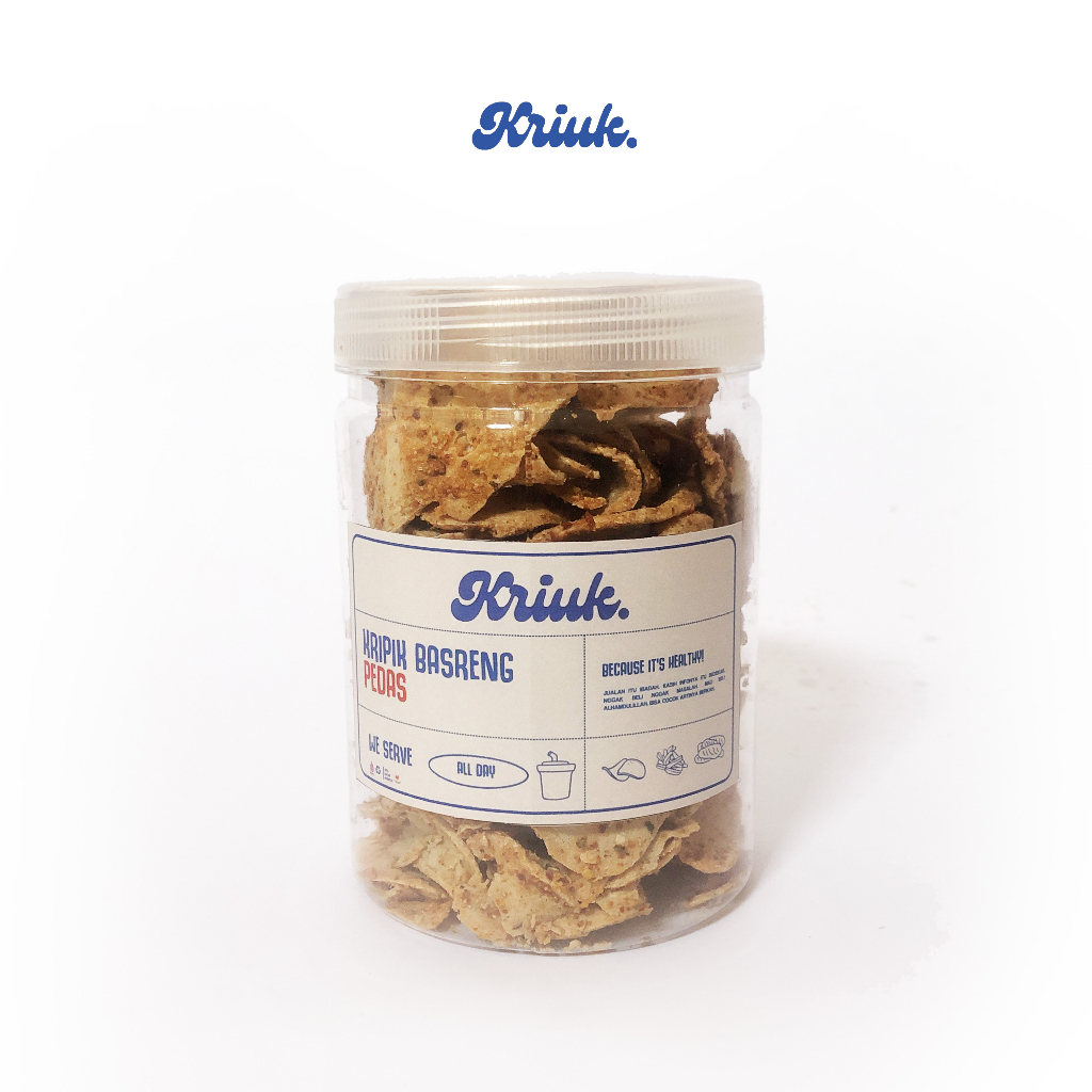 

Kriuk Kripik Basreng Pedas Krispi Original 160 gr Organik Homemade