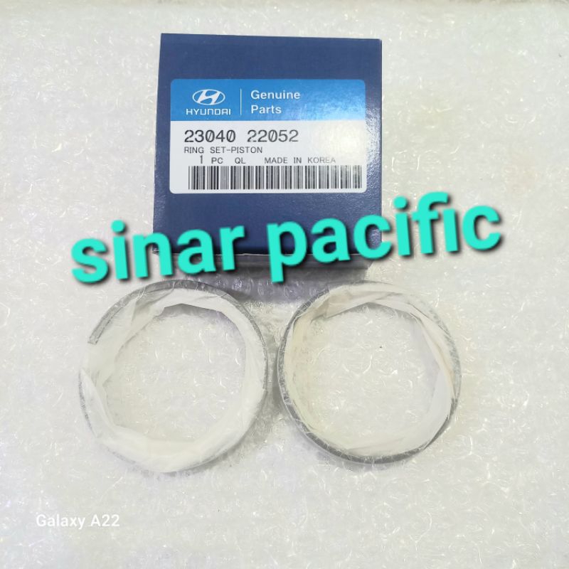ring piston seher set hyundai avega ori