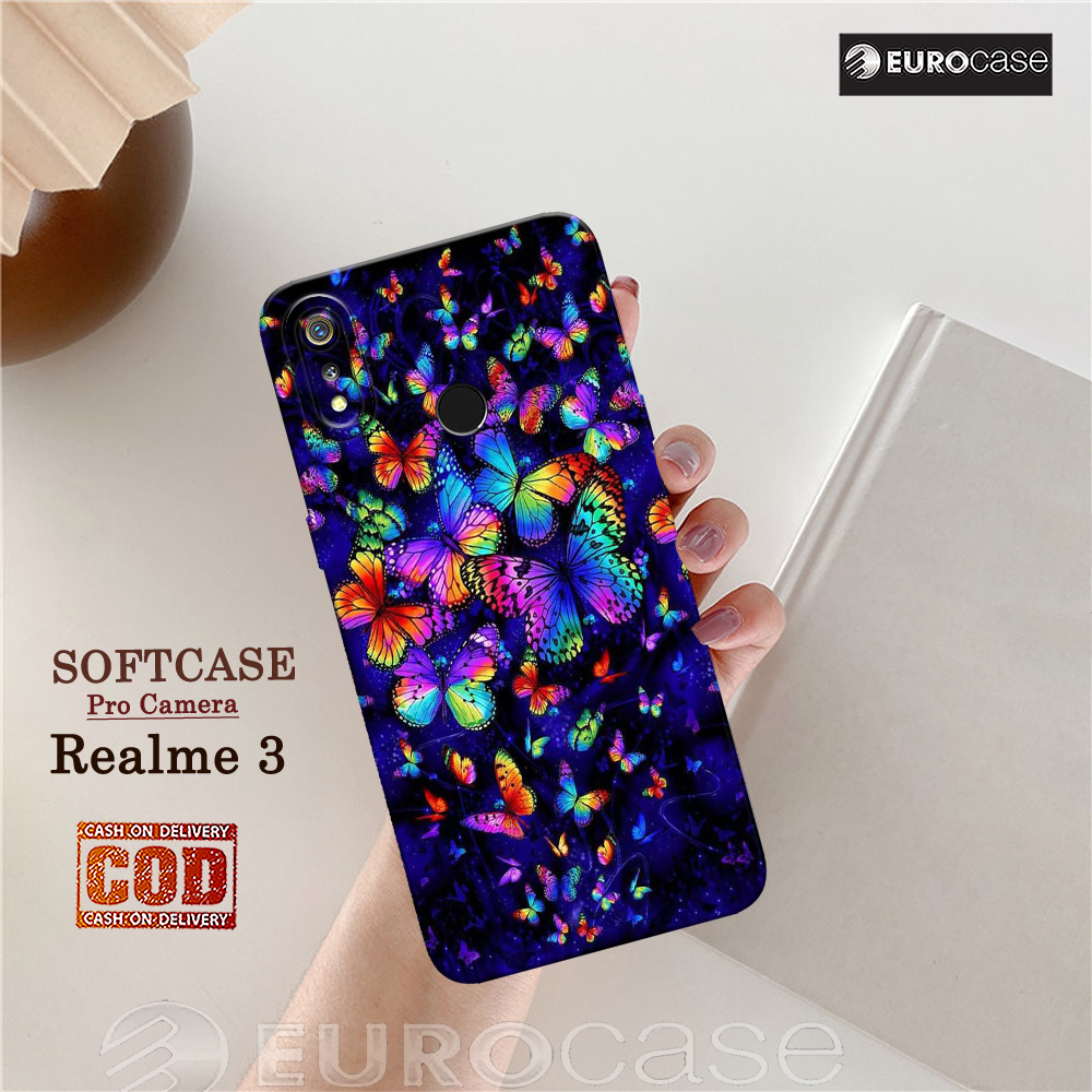 Casing Hp Realme 3 - Fashion Case Kupu - Soft Case Hp Realme 3 - Kesing Hp - Softcase  - Cover Hp - 