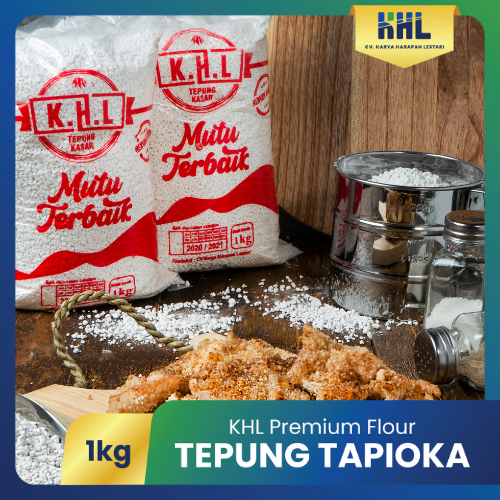 

1 Kg Tepung Tapioka Kasar / Tepung Kasar / Tepung Shihlin / Tepung Crispy / Tepung Krispi / Tepung Tapioka / Tepung Kasar KHL