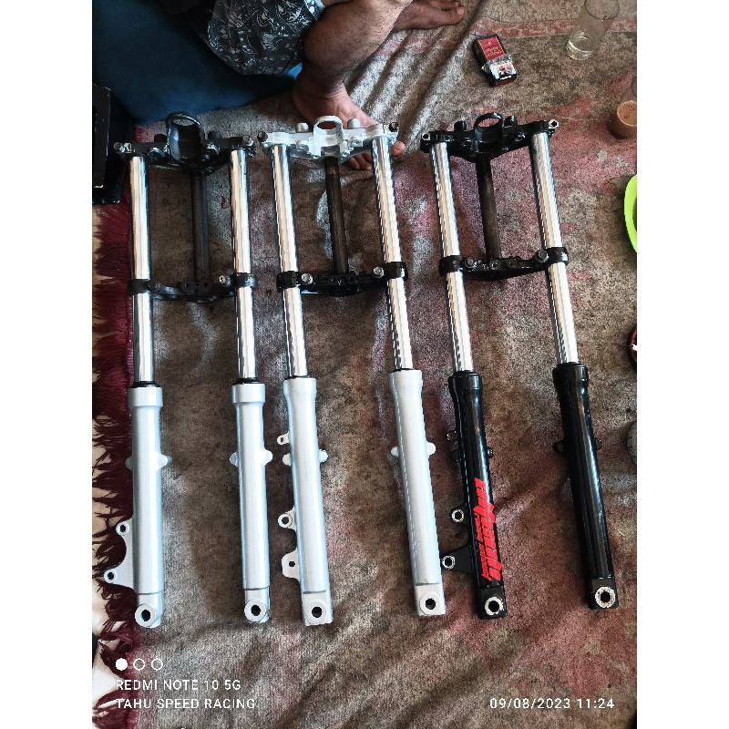 SHOCK DEPAN FULL SET SCORPIO PNP RX KING COPOTAN ORIGINAL R