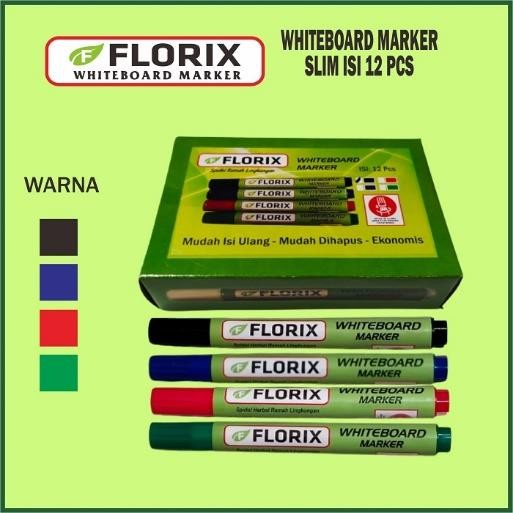 

Spidol Whiteboard Florix Slim Isi 12 - ORIGINAL