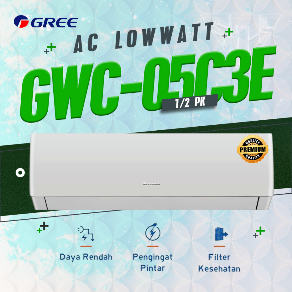 AC GREE 1/2 PK Low watt GWC 05 C3E