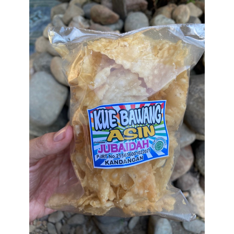 

Kerupuk Bawang Asin Produksi JUBAIDAH