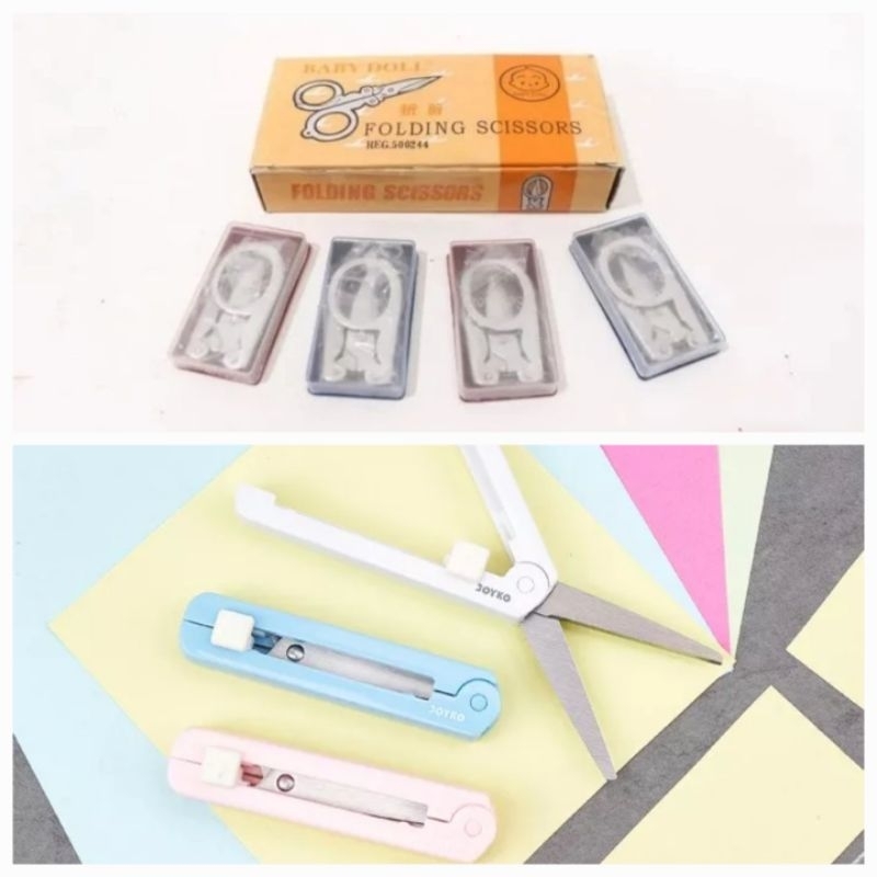 

Gunting lipat kecil mini portable scissors