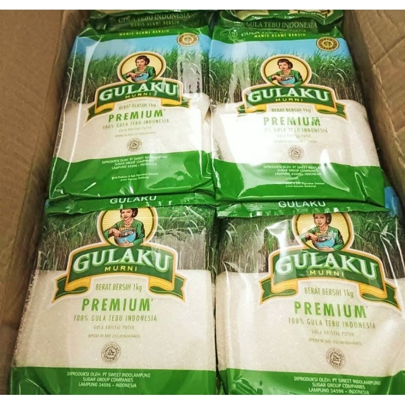 

Gulaku 1kg Gula Premium tebu Asli