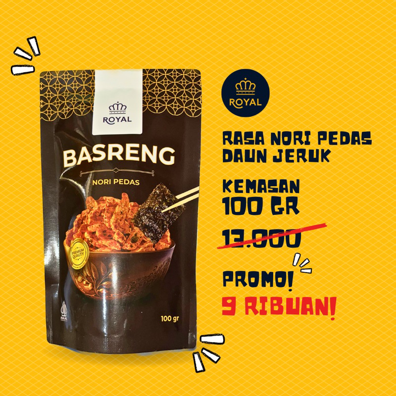 

BASRENG NORI PEDAS DAUN JERUK