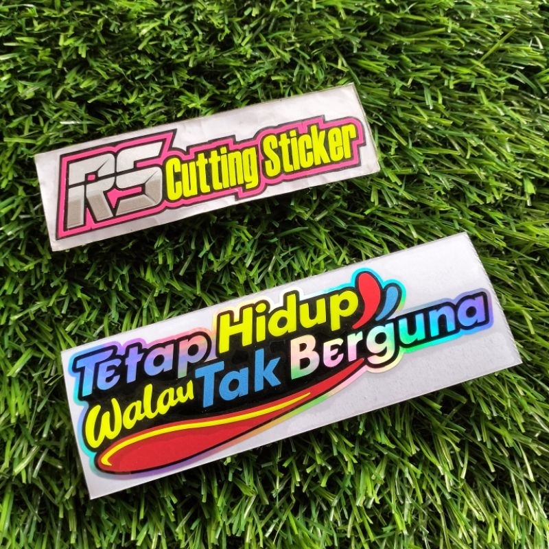 sticker tetap hidup walau tak berguna sticker cutting