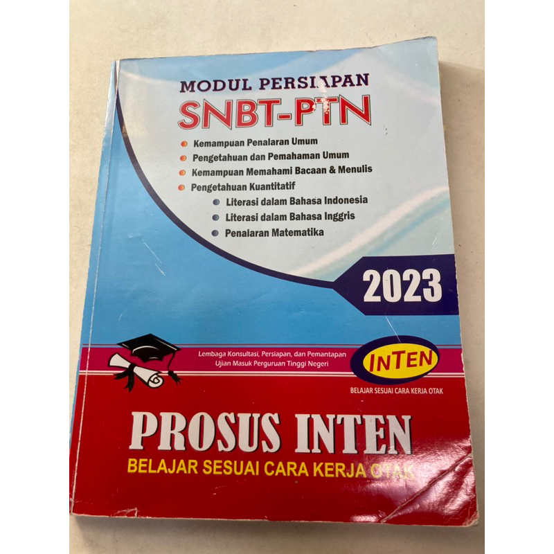 wts preloved jual modul buku persiapan SNBT - PTN inten 2023