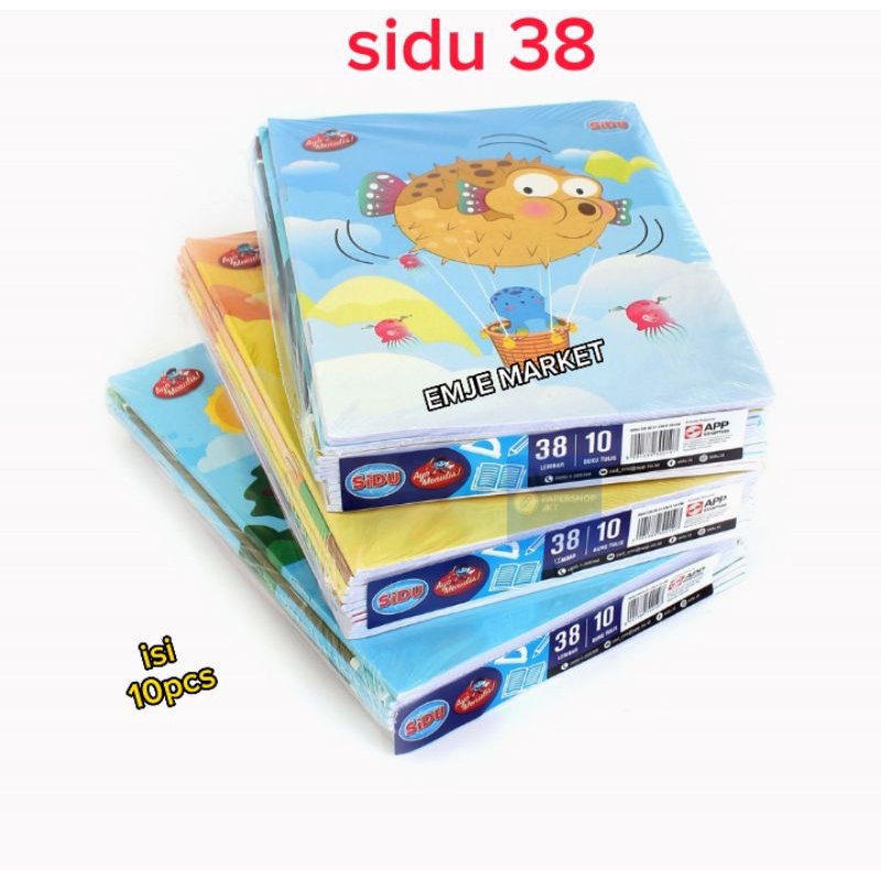 

BUKU TULIS SIDU 38 ISI 10 BUKU