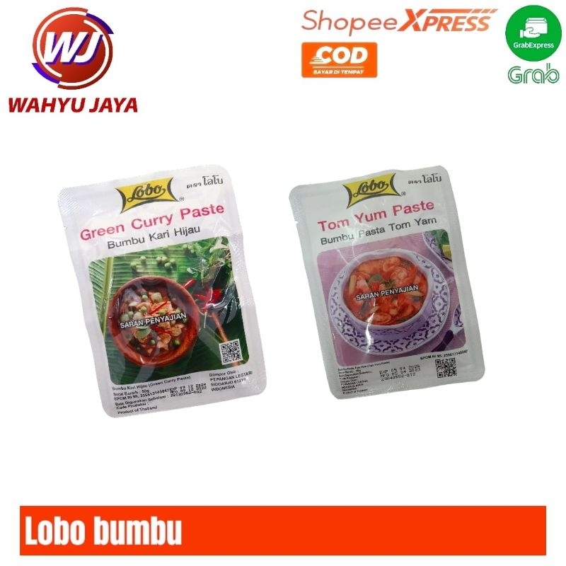 

Lobo bumbu tom yum/green curry paste