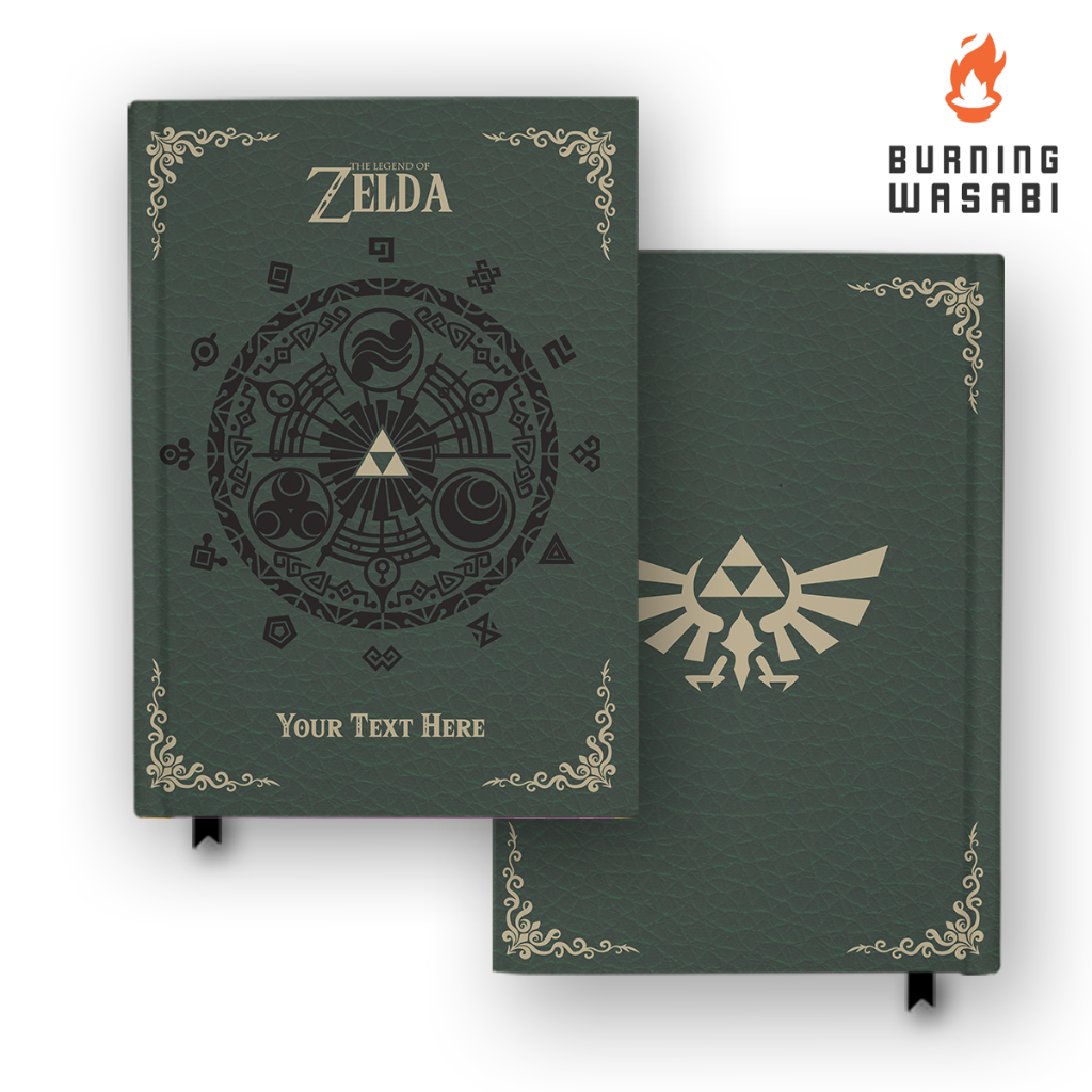 

Buku Catatan Notebook Legend Of Zelda 1 Triforce Gate Of Time Custom Nama Agenda Jurnal Diary Hardcover A5 A6 B5