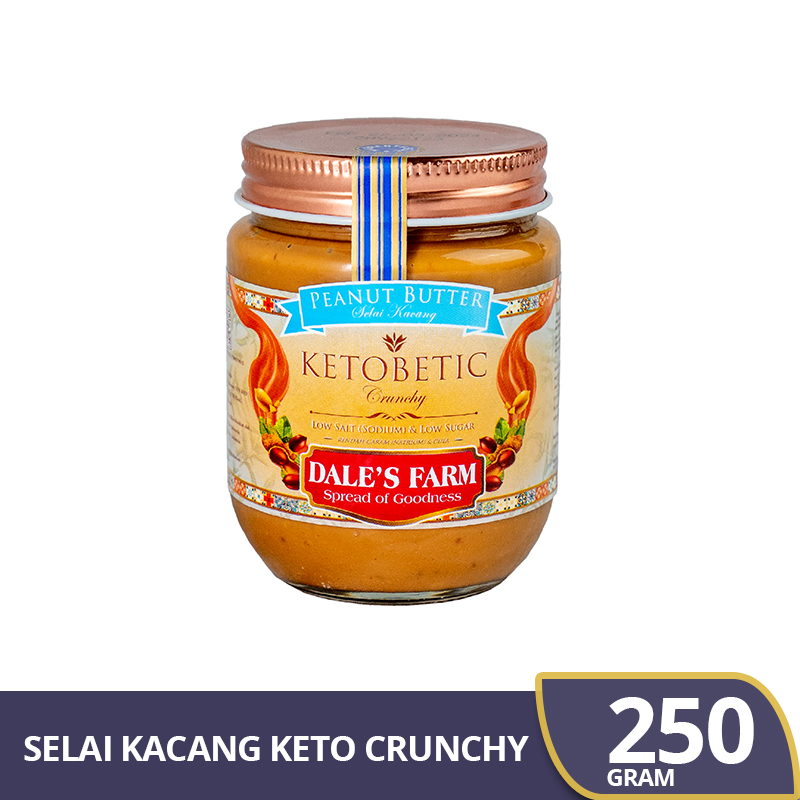 

Dale's Farm Ketobetic Crunchy Selai Kacang 250gr