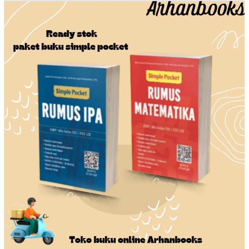 BUKU RUMUS SMP -SIMPLE POCKET  MATEMATIKA  & IPA SMP/ MTS