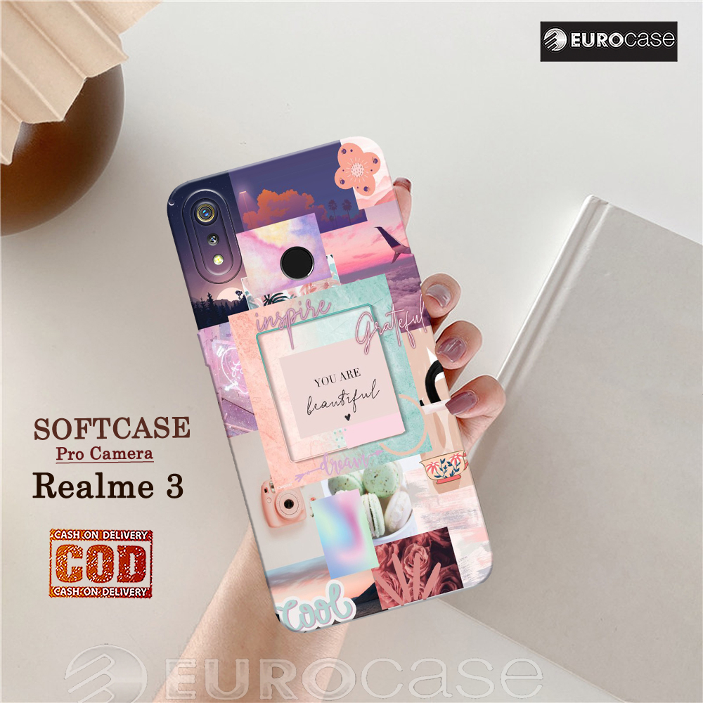 Casing Hp Realme 3 - Fashion Case Aesthetic - Soft Case Hp Realme 3 - Kesing Hp - Softcase  - Cover 
