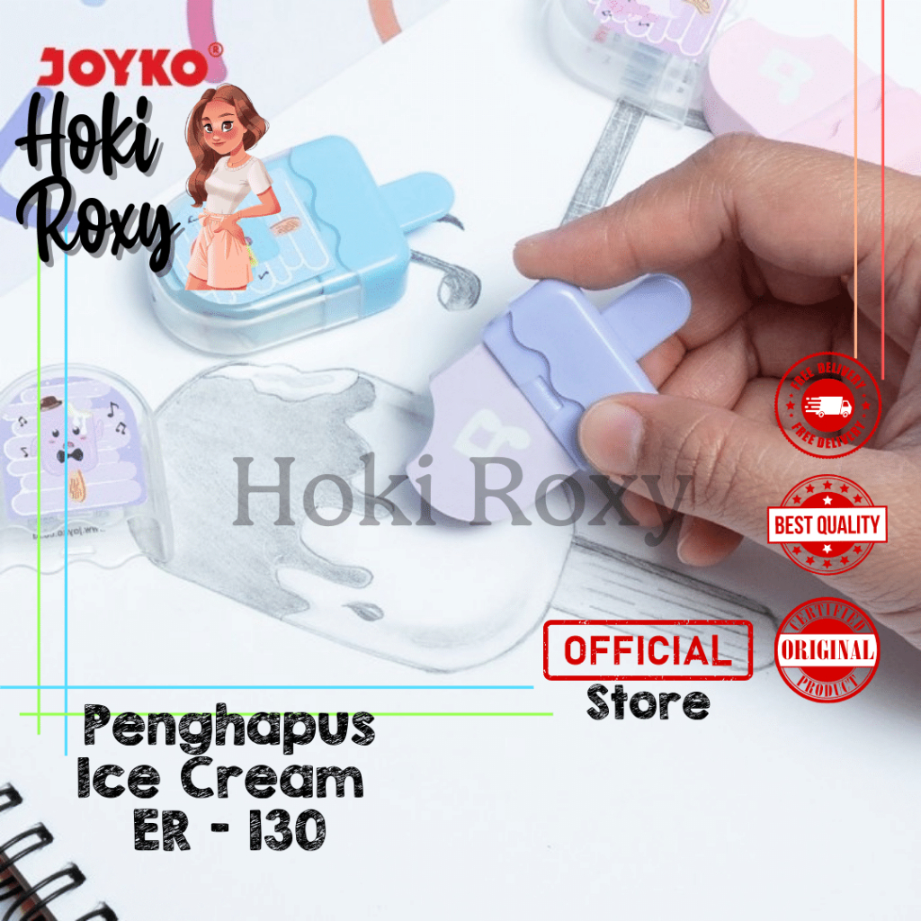

Penghapus Eraser Joyko ERT-130 Pop Ice Candy