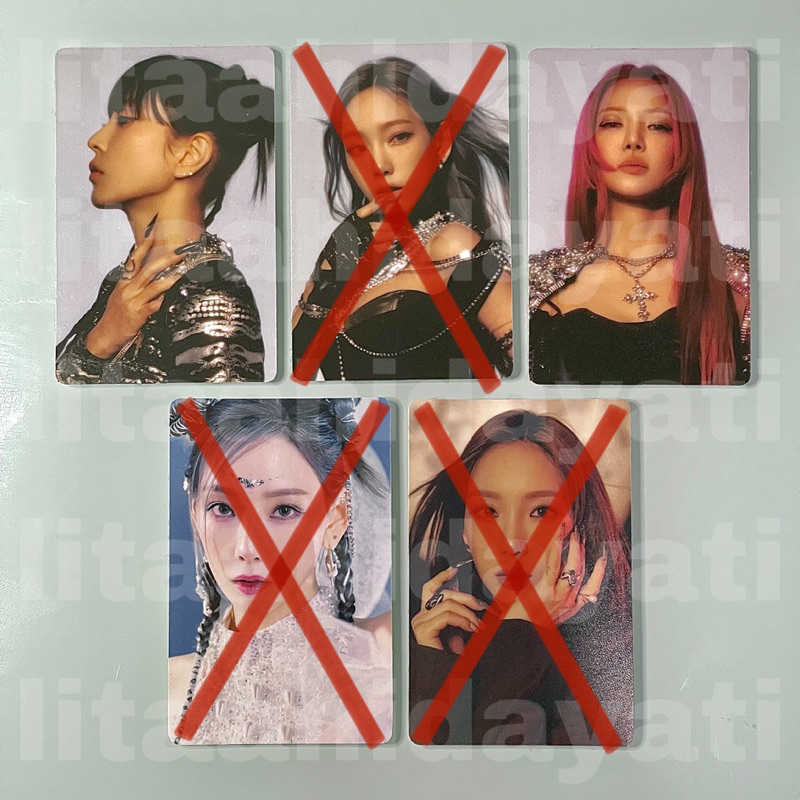 [OFFICIAL] GOT THE BEAT BOA TAEYEON HYOYEON STICKER PHOTOCARD