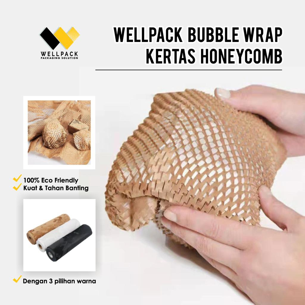 2 Roll Honeycomb Packing Paper Recyclable Honeycomb Packing Paper