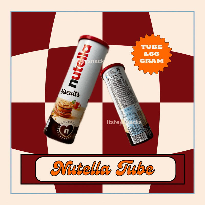 [NUTELLA] TUBE BISCUITS READY STOCK NUTELLA TABUNG