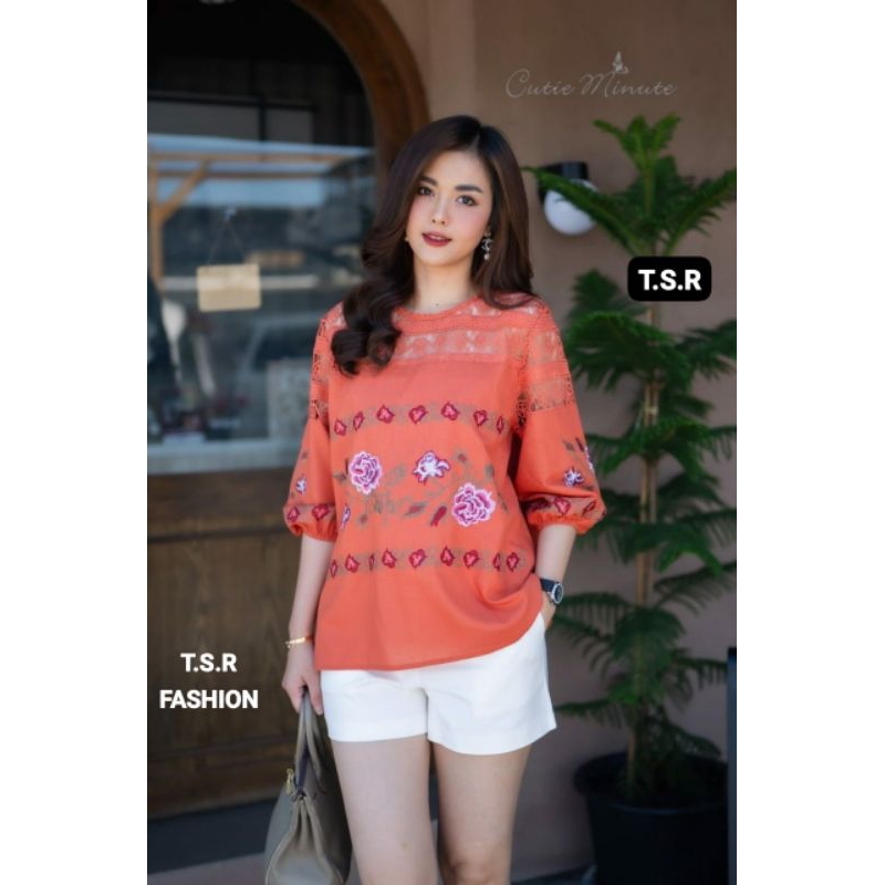 Atasan Blouse Cutie Minute Import Original Bangkok