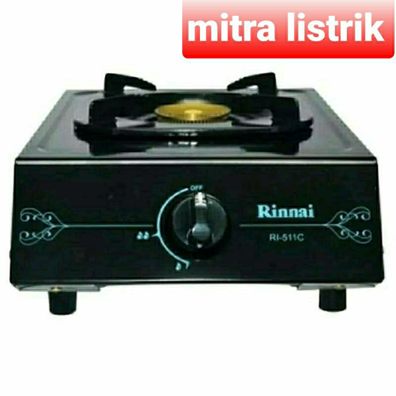 KOMPOR GAS 1 TUNGKU RINNAI RI-511C/Rinnai kompor gas ri-511 c/kompor gas Rinnai ri511c