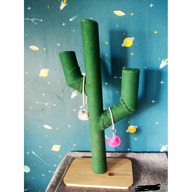 garukan kucing, cat wall, garukan kucing kaktus, garukan kaktus, cat scratcher, garukan kucing dindi