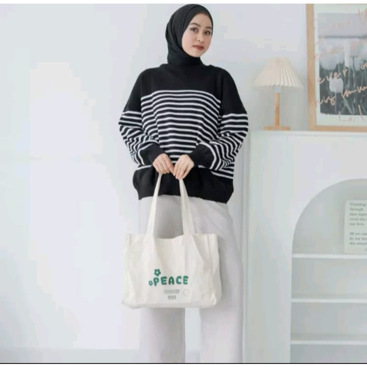 JEFANYA SWEATER KNIT / SWEATER RAJUT WANITA KOREA / SWEATER OVERSIZE / BAJU WANITA