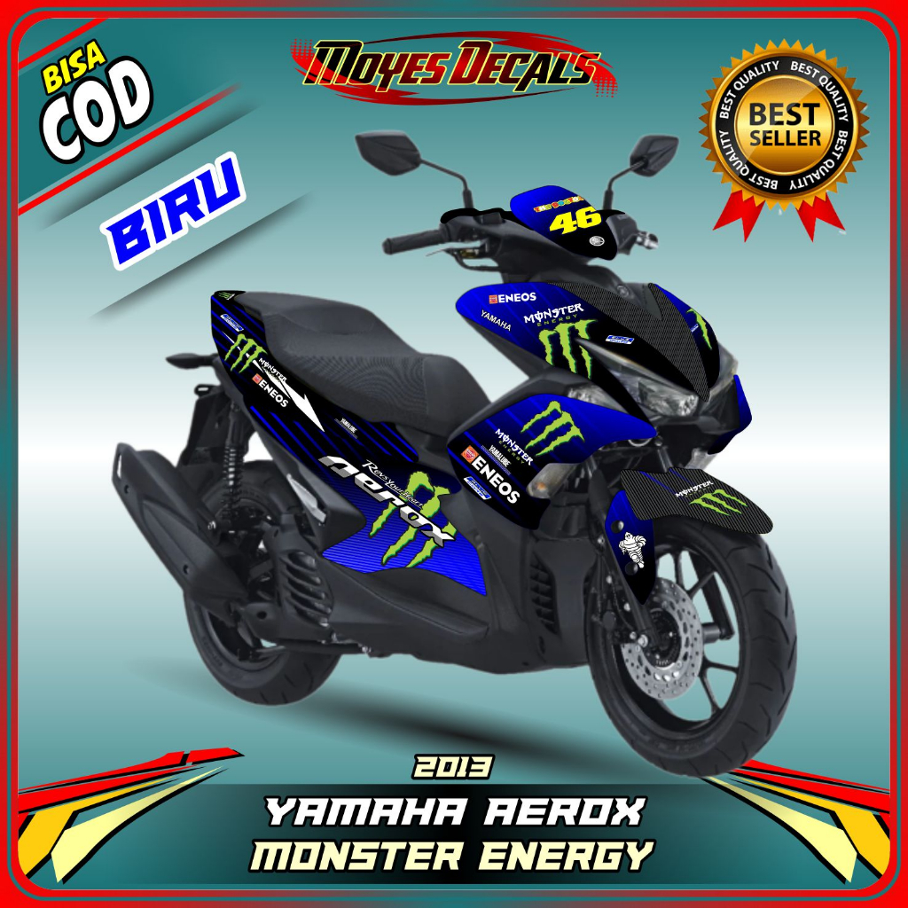 Decal Aerox 155 Old Full Body - Stiker Motor Aerox 155 Old Full Body - Decal Hologram Aerox 155 Old 