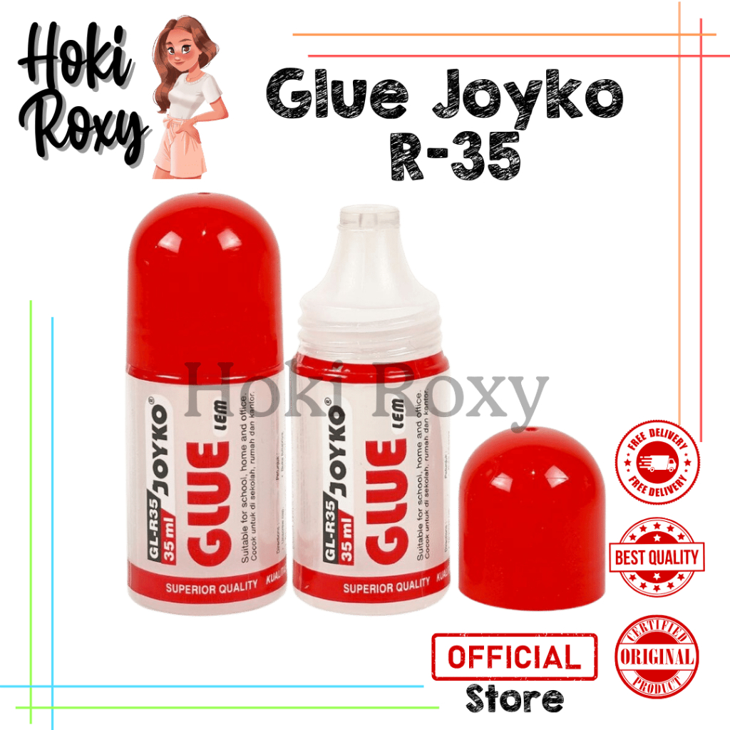 

Lem Cair Perekat Kertas Liquid Glue Joyko GL-R35 (35ml)