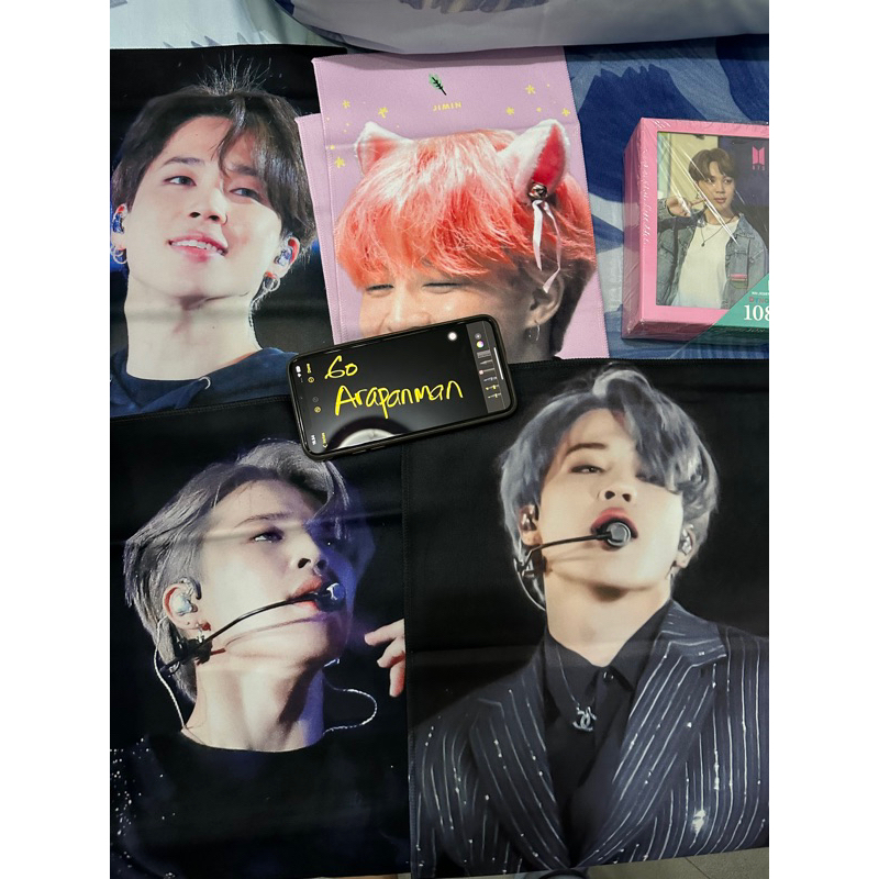 bts jimin slogan fanmade fansite
