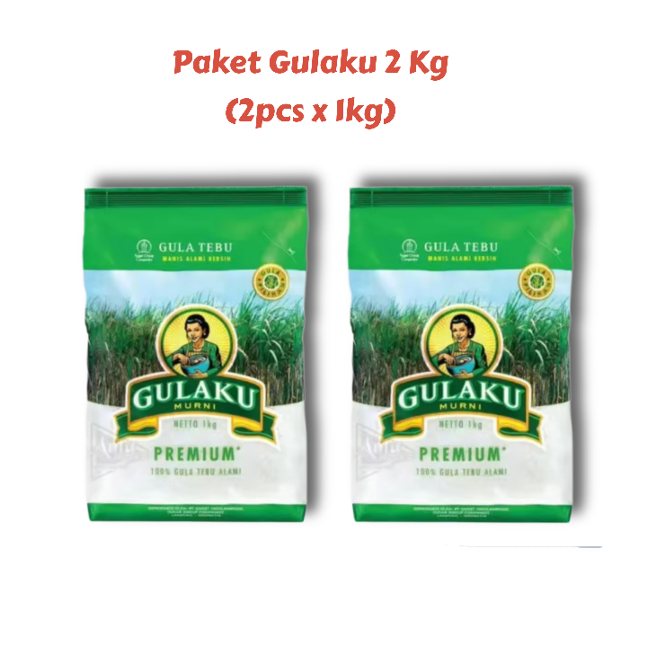 

Gulaku Gula Tebu Premium Paket 2 kg