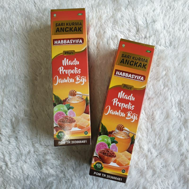 Sari Kurma Angkak Syifa Plus madu propolis jambu biji | sari kurma angkak