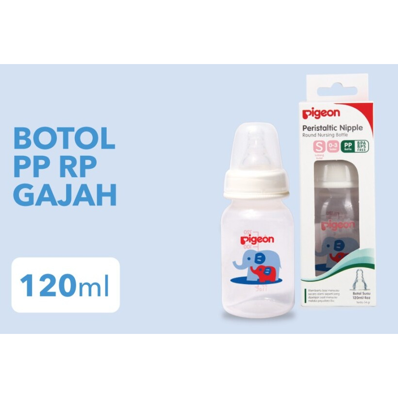 Pigeon Botol PP RP 120Ml Gajah Lebah Kumbang