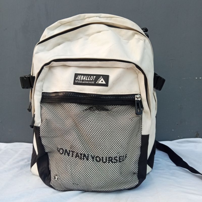 Tas Ransel Pria Wanita Backpack Jeballot Preloved