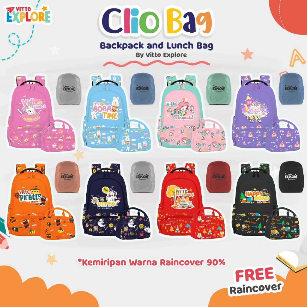 

Clio Bag Backpack and Lunch Bag