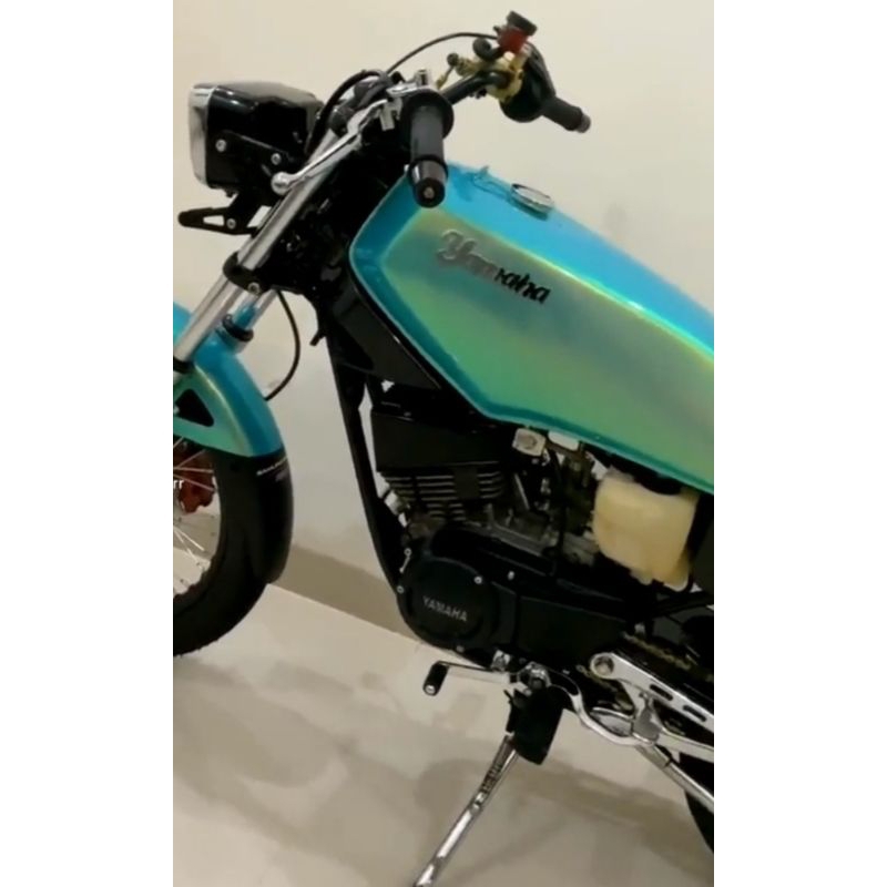 CAT BUNGLON DASAR BIRU TOSCA