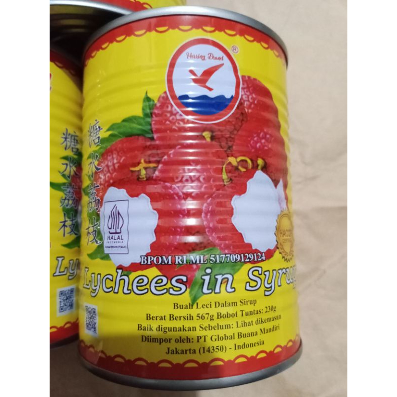 

Leci kaleng buah lychees kaleng